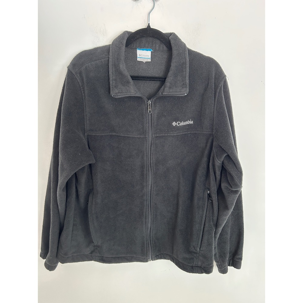 Columbia Mens Steens Mountain Full‎ Zip Fleece Jacket Black XL Extra Large